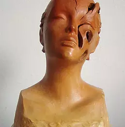 Krzysztof Śliwka - Sculpture Openwork head 2