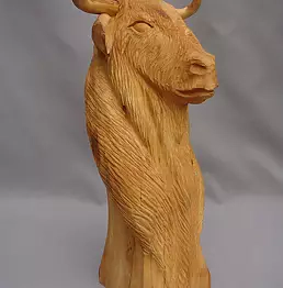 Sylwester Chłodziński - Sculpture Signs of the zodiac "Bull"