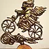 Krzysztof Śliwka - Sculpture of a cyclist angel