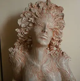 Krzysztof Śliwka, Керамическая скульптура "Королева", Інші - Інше, 35 x 49