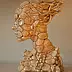 Krzysztof Śliwka - Sculpture en céramique "Profil d'une femme"