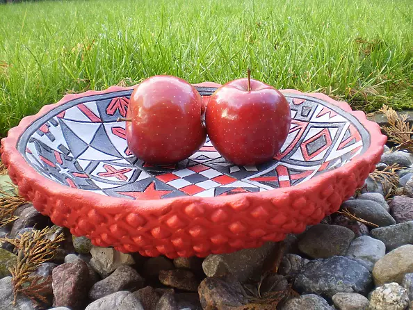 Dominika Rumińska - Gray-red sculpture