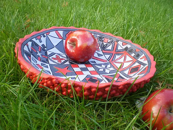 Dominika Rumińska - Gray-red sculpture