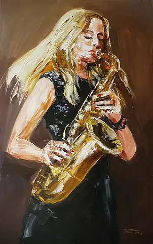 Dorota Łaz - saxophonist