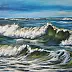 Yana Yeremenko - "SEA",acrilic painting, seascape