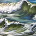 Yana Yeremenko - "MARE", pittura acrilica, paesaggio marino
