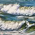 Yana Yeremenko - "МОРЕ", акриловая картина, морской пейзаж