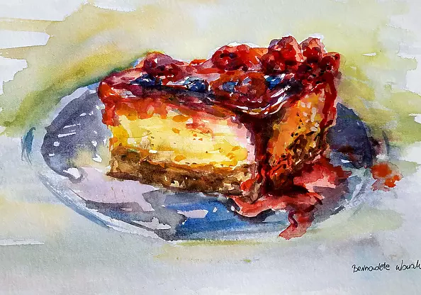 Bernadeta Nowak - SERNIK Z OWOCAMI I GALARETKĄ