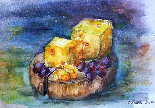 Bernadeta Nowak - SERY NA DESCE,  WINOGRONA