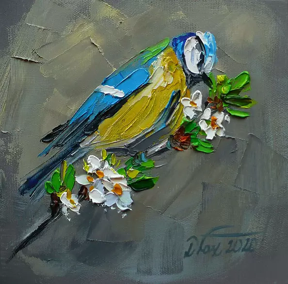 Dorota Łaz - SIKORKA MODRASZKA