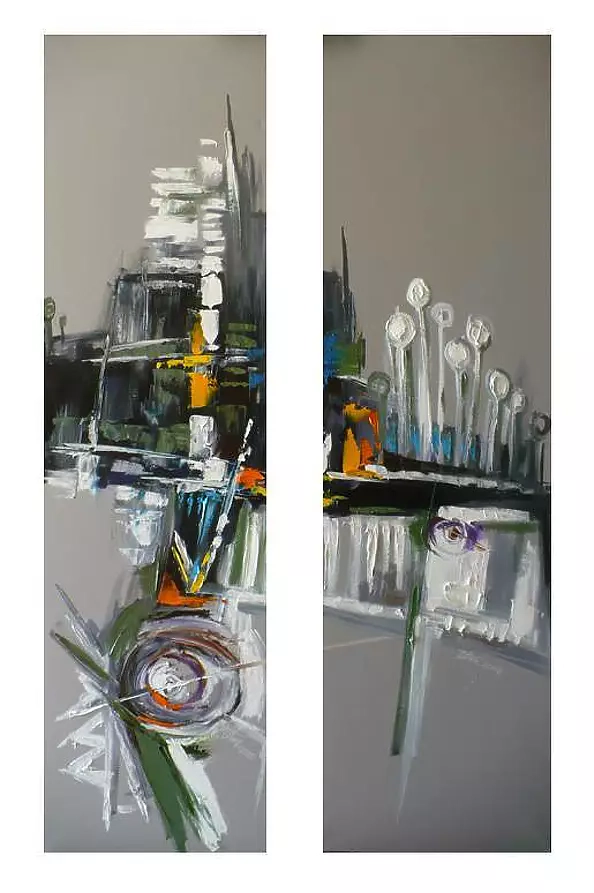 Dorota Łaz - silvery ABSTRACTION