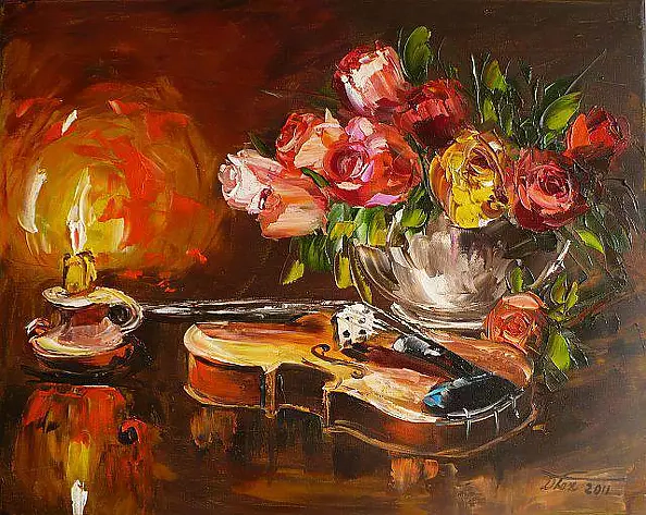 Dorota Łaz - VIOLIN AND ROSES