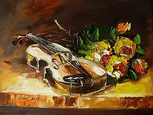 Dorota Łaz - VIOLIN AND ROSES