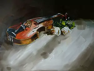 Dorota Łaz - VIOLIN AND ROSES