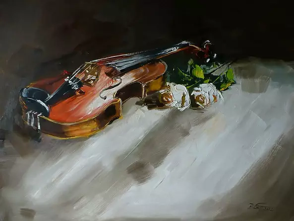 Dorota Łaz - VIOLIN AND ROSES