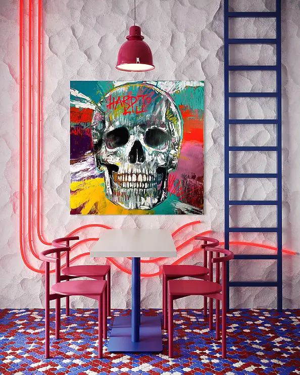 Szymon Hołubowski, , Acrylic painting, Mixed media - canvas, 100 x 100