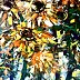 Marek Kubski - SUNFLOWERS-coat technique