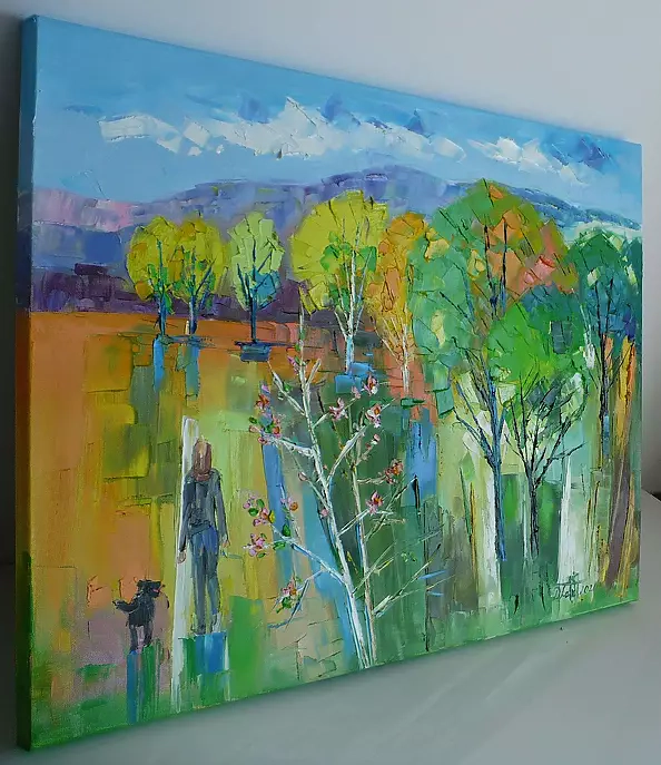 Dorota Łaz - SPACER WIOSNĄ