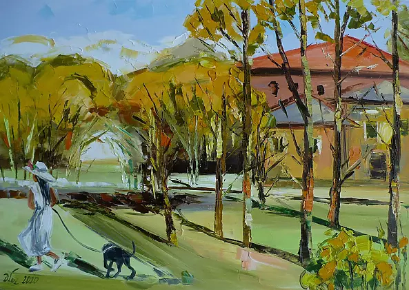 Dorota Łaz - WALK WITH A DOG 2