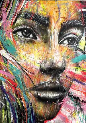Szymon Hołubowski, , Acrylic painting, Mixed media - , 100 x 140