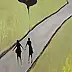 Mariusz Makuła, АМБАРЫ, Масляная картина - холст, 48 x 100