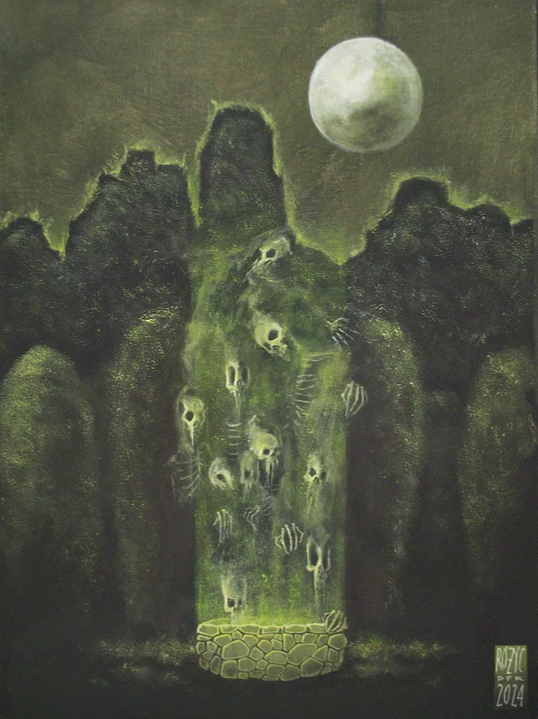 Dariusz Franciszek Różyc - ''STUDNIA UTRACONYCH DUSZ'' cykl ''Na skraju lasu''