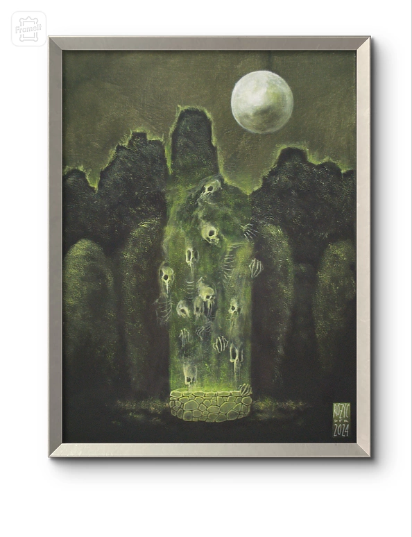 Dariusz Franciszek Różyc - ''STUDNIA UTRACONYCH DUSZ'' cykl ''Na skraju lasu''