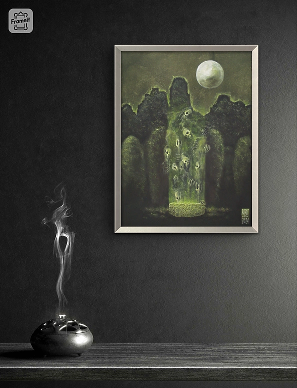 Dariusz Franciszek Różyc - ''STUDNIA UTRACONYCH DUSZ'' cykl ''Na skraju lasu''