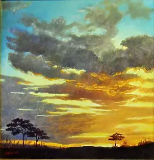Zenon Różycki - SUNSET IN SOUTH AFRICA