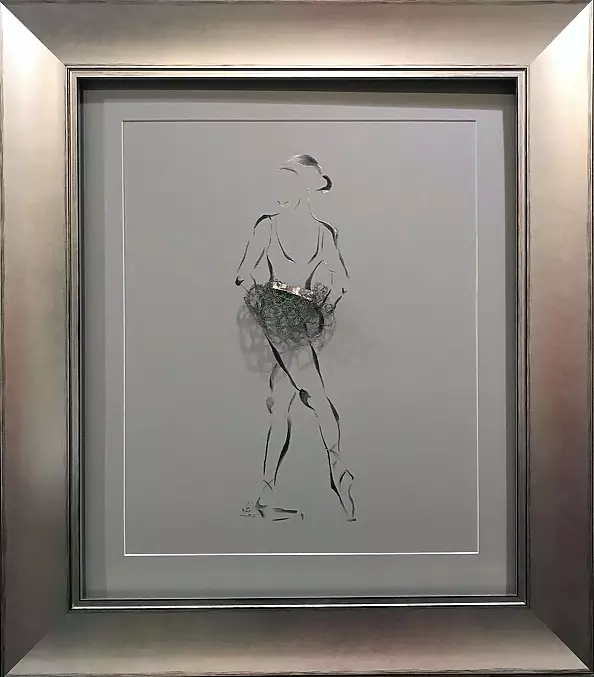 Anna Godlewska - SYLFIDA nr 6 w srebrnym tu-tu