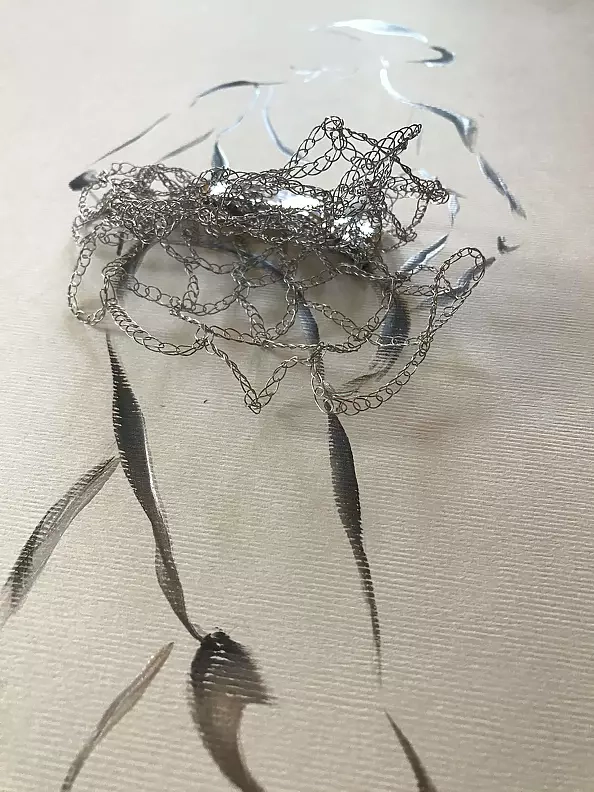 Anna Godlewska - SYLFIDA nr 6 w srebrnym tu-tu