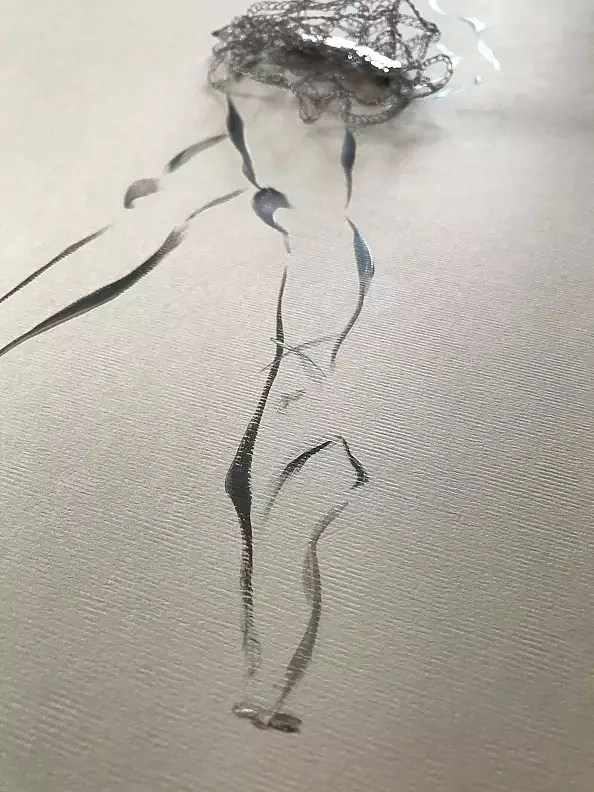 Anna Godlewska - SYLFIDA nr 6 w srebrnym tu-tu