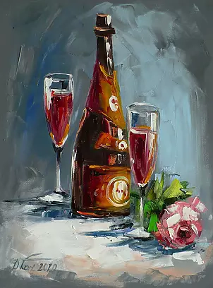 Dorota Łaz - CHAMPAGNE AND ROSE