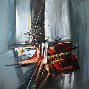 Dorota Łaz - GREY ABSTRACTION 1