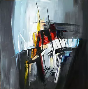 Dorota Łaz - GREY ABSTRACTION 3