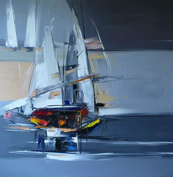 Dorota Łaz - SZARA ABSTRAKCJA