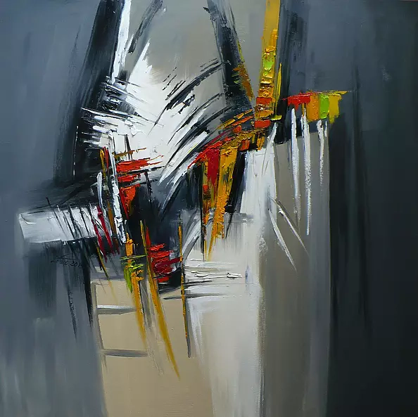 Dorota Łaz - SZARA ABSTRAKCJA