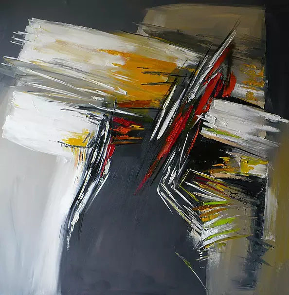 Dorota Łaz - SZARA ABSTRAKCJA