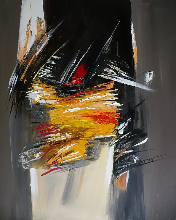 Dorota Łaz - SZARA ABSTRAKCJA