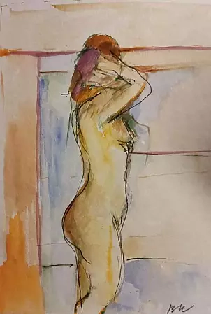 Beata Sachiko Kamoji - WATERCOLOR SKETCH