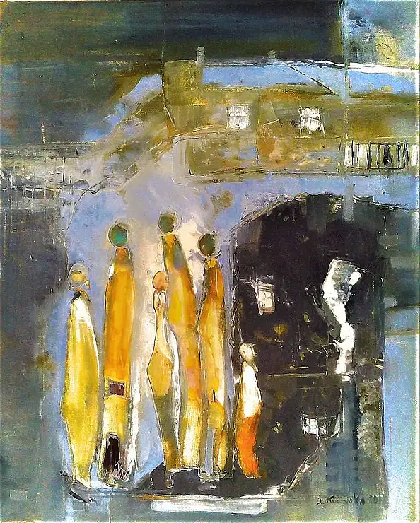 Joanna Kowalska, Sabbath, Oil painting - canvas, 60 x 50