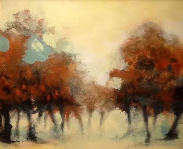 Agnieszka Łuczyńska - Sad jesienią,2009