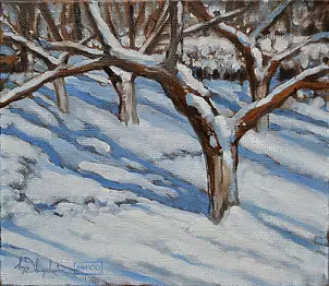 Agnieszka Długołęcka - Orchard in winter