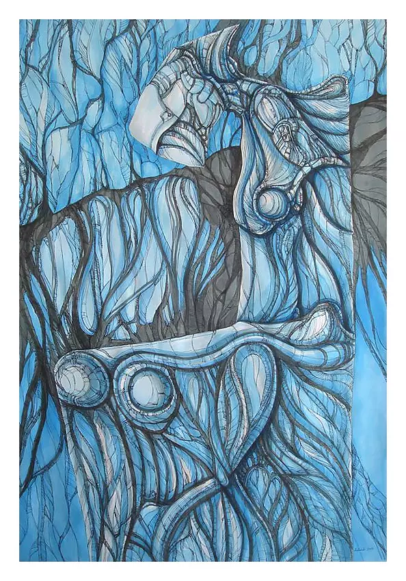 Mariusz Malinowski - Sage blue shadow