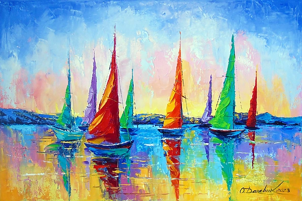 Olha Darchuk - Sailing yachts