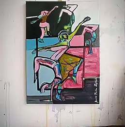 Mariola Paulina Żylińska Jestadt, Спортзал, Масляная картина - холст, 50 x 70