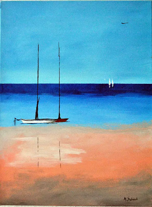 Mirosław Sobiech - lonely boat
