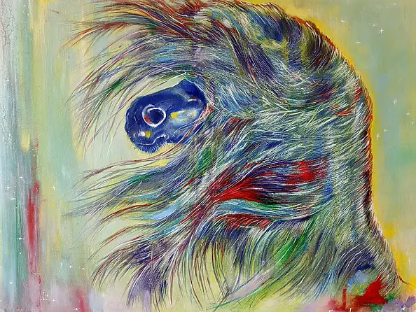 Anna Zarzycka, Samotność II, Obraz olejny - , 70 x 50