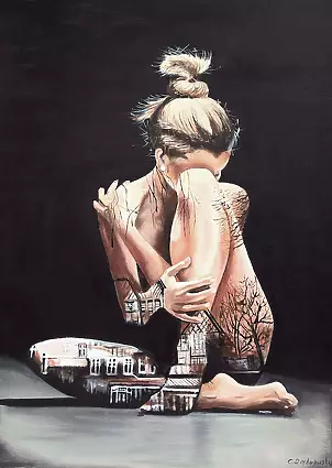 Cecylia Dąbrowska - Loneliness in the city II