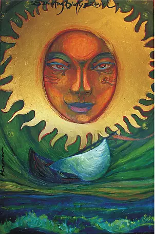   - Samotny biały żagiel